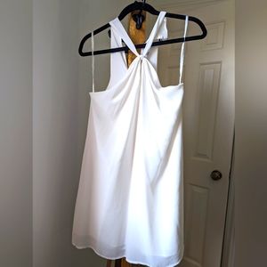 White mini dress